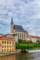 Image showing St. Vitus Church in Cesky Krumlov.