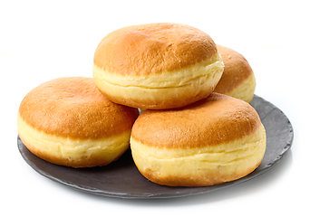 Image showing freshly baked jelly donuts