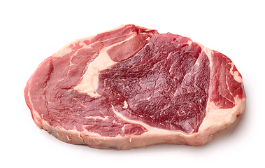 Image showing fresh raw beef entrecote steak