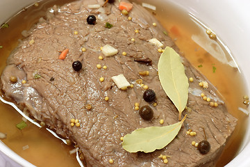 Image showing Marinated beef meat_1