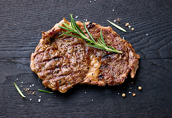 Image showing freshly grilled beef entrecote steak