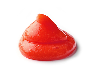 Image showing tomato puree on white background