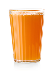 Image showing glass of orange multifruit juice