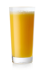 Image showing glass of fresh orange juice