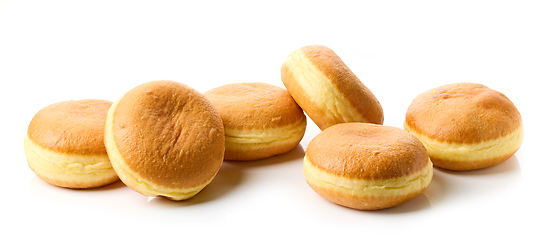 Image showing freshly baked jelly donuts