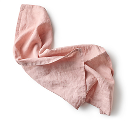 Image showing crumpled cotton napkin