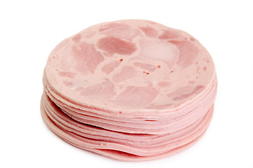 Image showing Sliced sausage