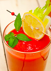 Image showing fresh tomato juice