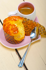 Image showing coffee and muffin