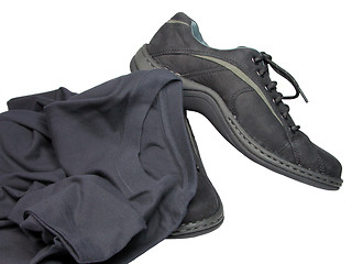 Image showing Shoes and T-shirt
