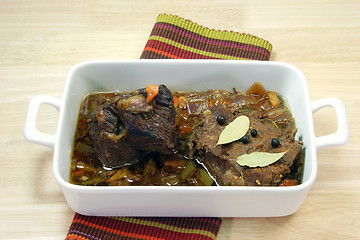 Image showing Marinated beef