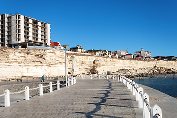 Image showing Embankment in the city of Aktau.