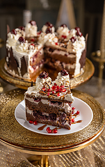 Image showing Black forest cake