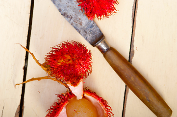 Image showing fresh rambutan fruits