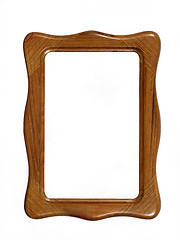 Image showing Wooden photoframe