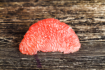 Image showing a piece of peeled grapefruit