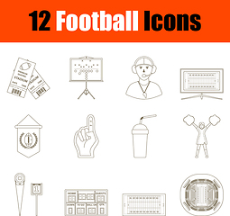 Image showing Football Icon Set