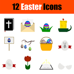 Image showing Easter Icon Set