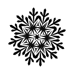 Image showing Snowflake Icon