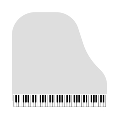 Image showing Grand Piano Icon