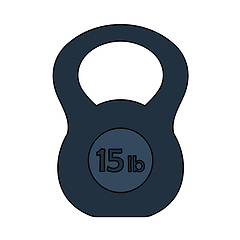 Image showing Icon Of Kettlebell