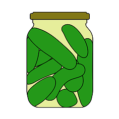 Image showing Canned Cucumbers Icon