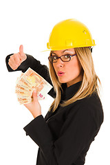 Image showing A businesswoman