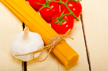 Image showing Italian basic pasta ingredients