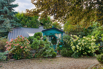 Image showing building house in summer garden