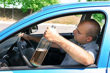 Image showing Drunk man