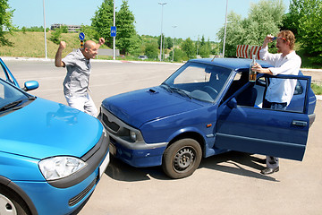 Image showing accident two cars