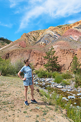 Image showing Valley of Mars landscapes