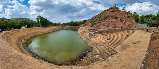 Image showing Queen Of Sheba Swimming Pool, Aksum Ethiopia