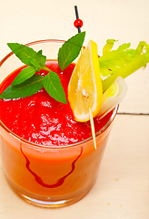 Image showing fresh tomato juice