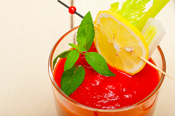 Image showing fresh tomato juice