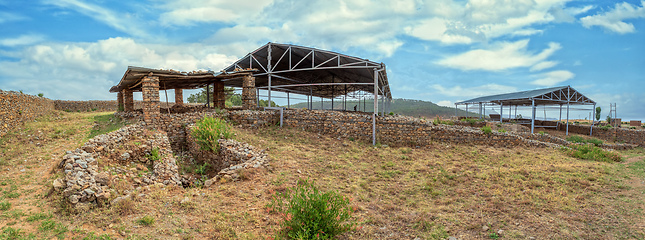 Image showing Tombs of Kings Kaleb & Gebre Meskel, Aksum Ethiopia