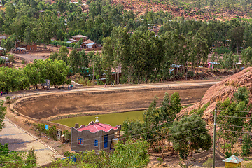 Image showing Queen Of Sheba Swimming Pool, Aksum Ethiopia