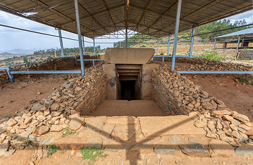 Image showing Tombs of Kings Kaleb & Gebre Meskel, Aksum Ethiopia