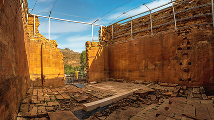 Image showing Ruins of the Yeha temple in Yeha, Ethiopia, Africa