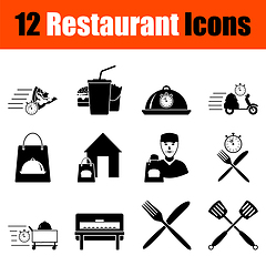 Image showing Restaurant Icon Set