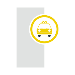 Image showing Taxi Station Icon