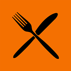 Image showing Fork And Knife Icon