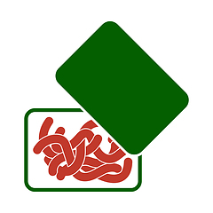 Image showing Icon Of Worm Container