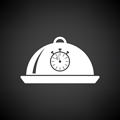 Image showing Cloche With Stopwatch Icon