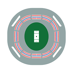 Image showing Cricket Stadium Icon