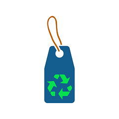 Image showing Tag With Recycle Sign Icon