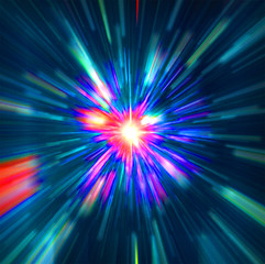 Image showing abstract explosion background