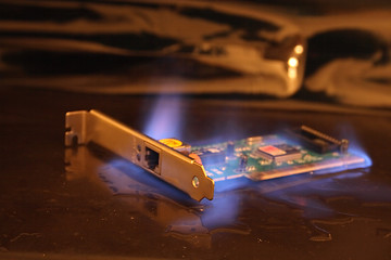 Image showing ethernet in the fire