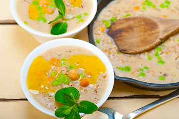 Image showing Hearty Middle Eastern Chickpea and Barley Soup