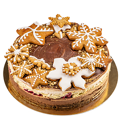 Image showing Whole gingerbread cake